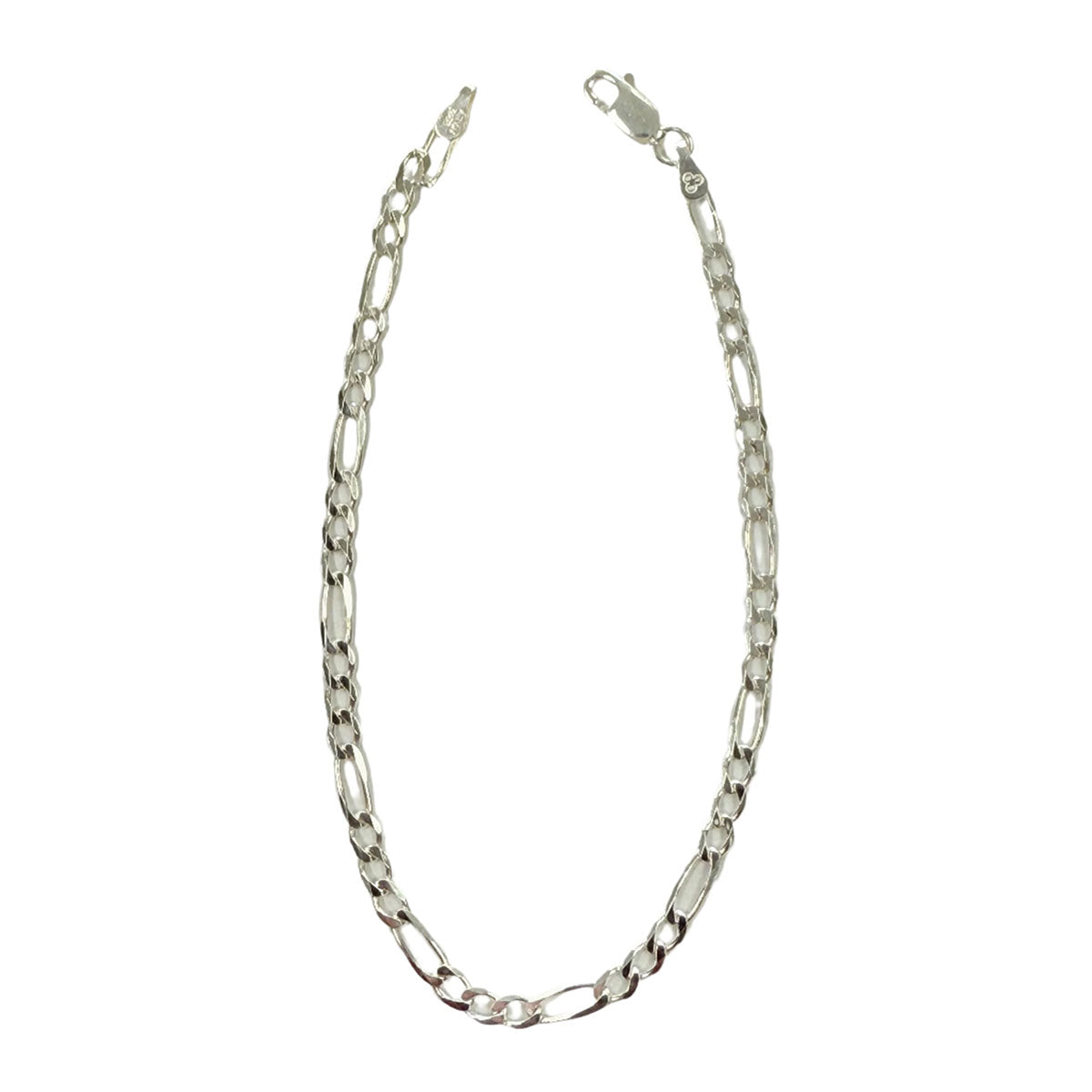 Silver Open Link Bracelet