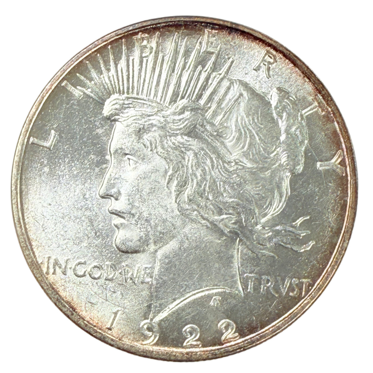 1922-D Peace Silver Dollar (AU)