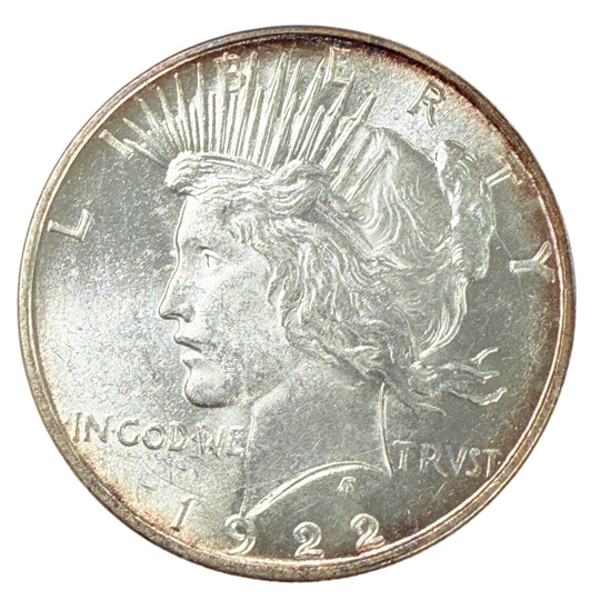1922-D Peace Silver Dollar (AU)