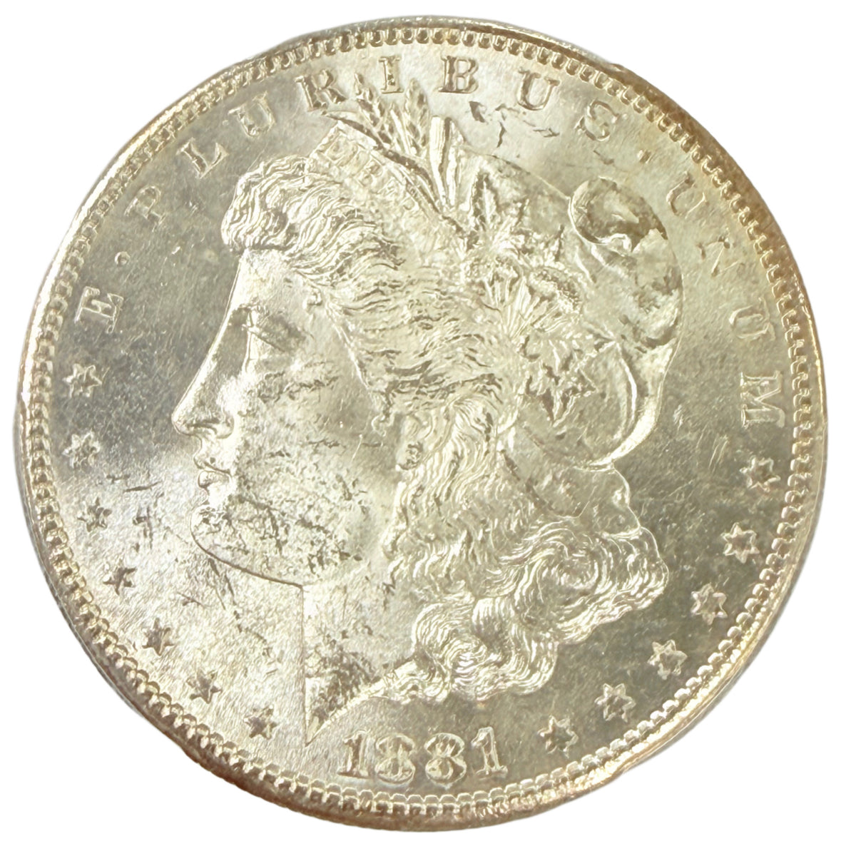 1881-S Morgan Silver Dollar PCGS MS64