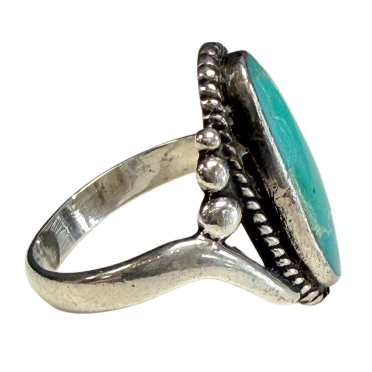 Native American Silver & Turquoise Ring