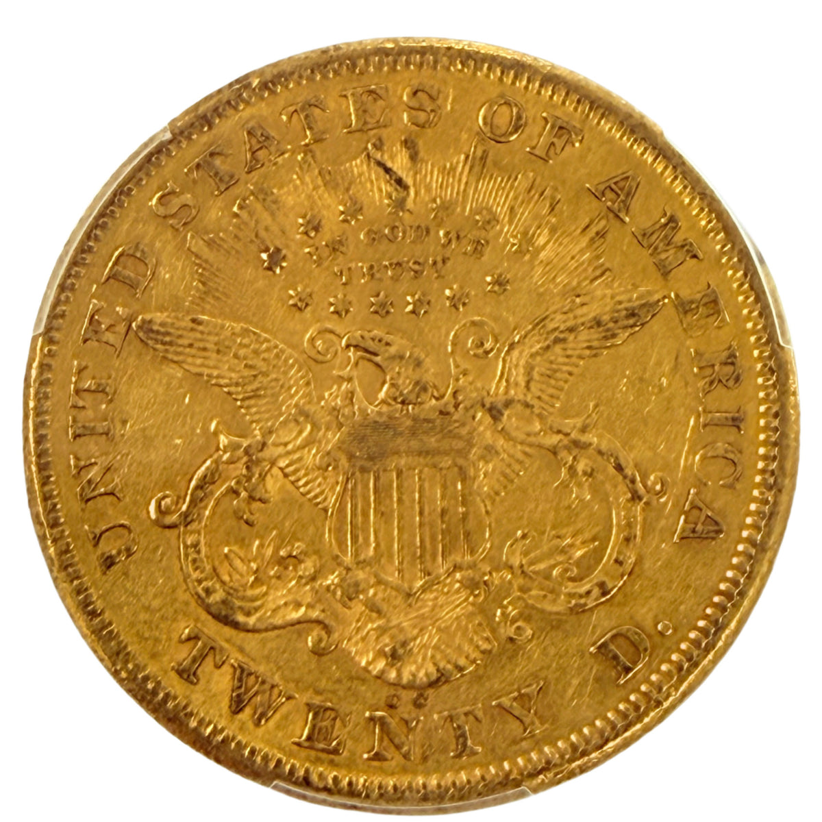 1874-CC $20 Liberty Gold Double Eagle PCGS AU53