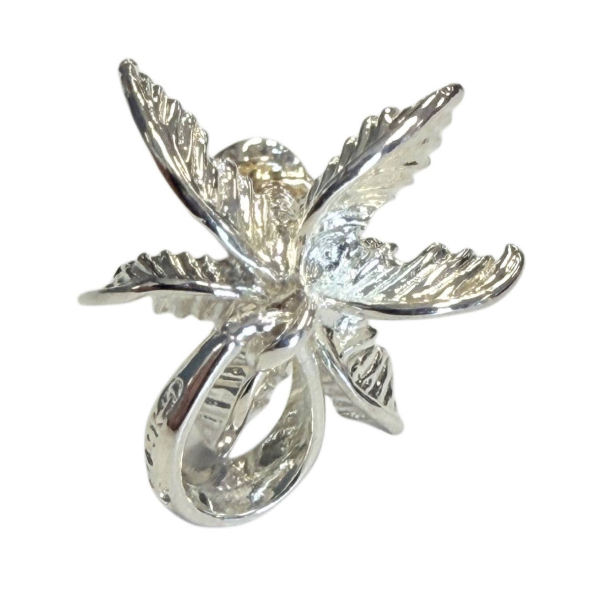 Silver & 14k Gold Palm Tree Pendant