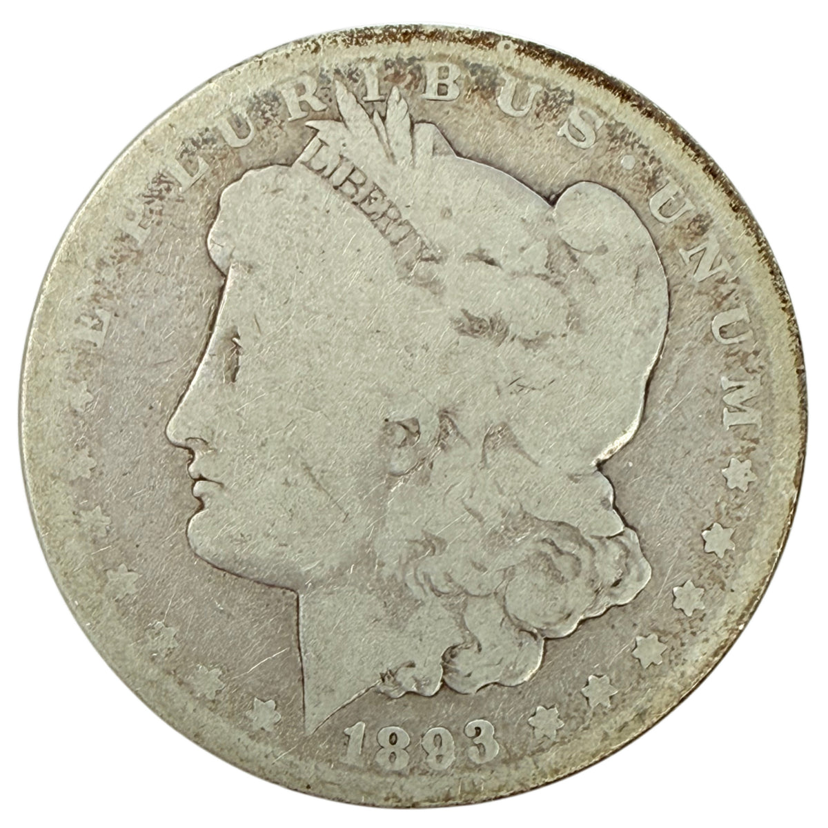 1893-CC Morgan Silver Dollar (Good)