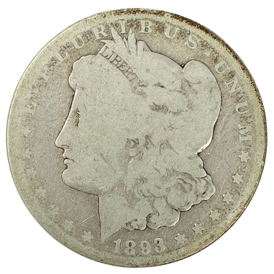 1893-CC Morgan Silver Dollar (Good)
