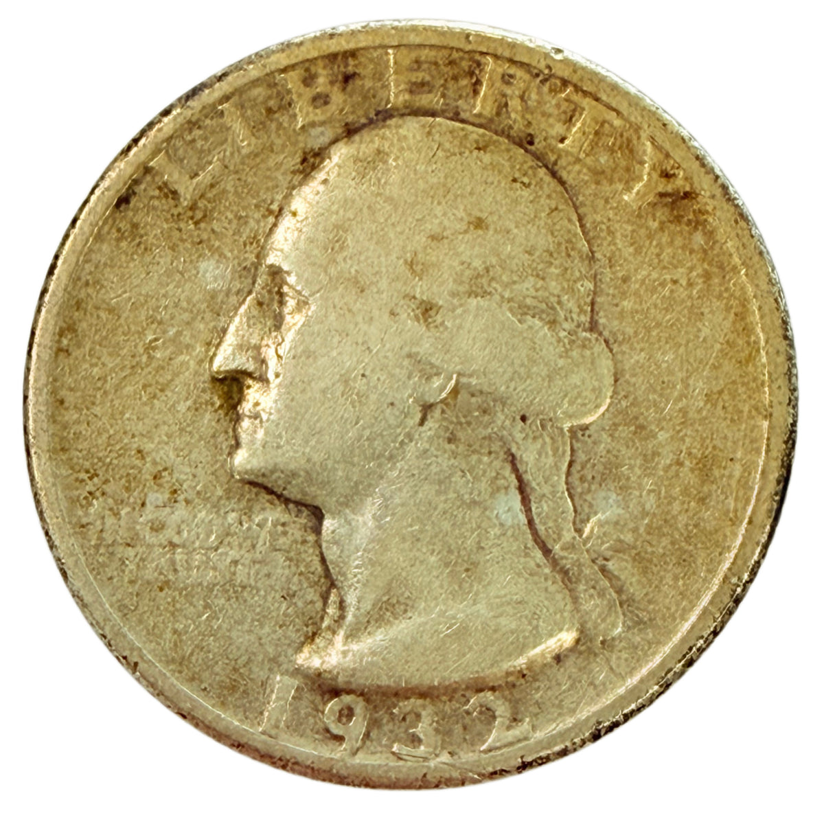 1932-D Washington Quarter (F)
