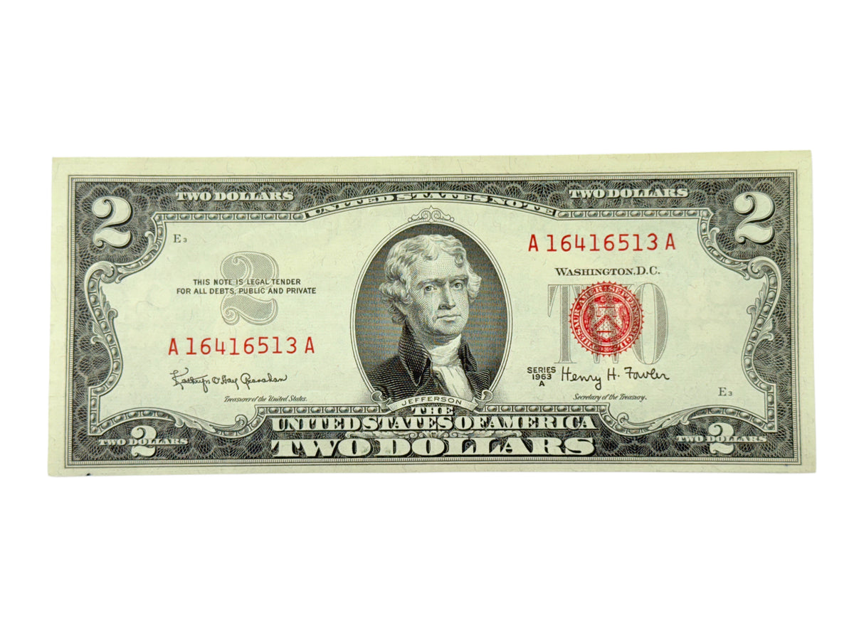 1963-A $2 Legal Tender (AU)