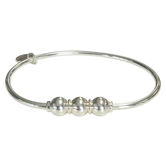 Lestage Cape Cod Silver Triple Ball Bracelet
