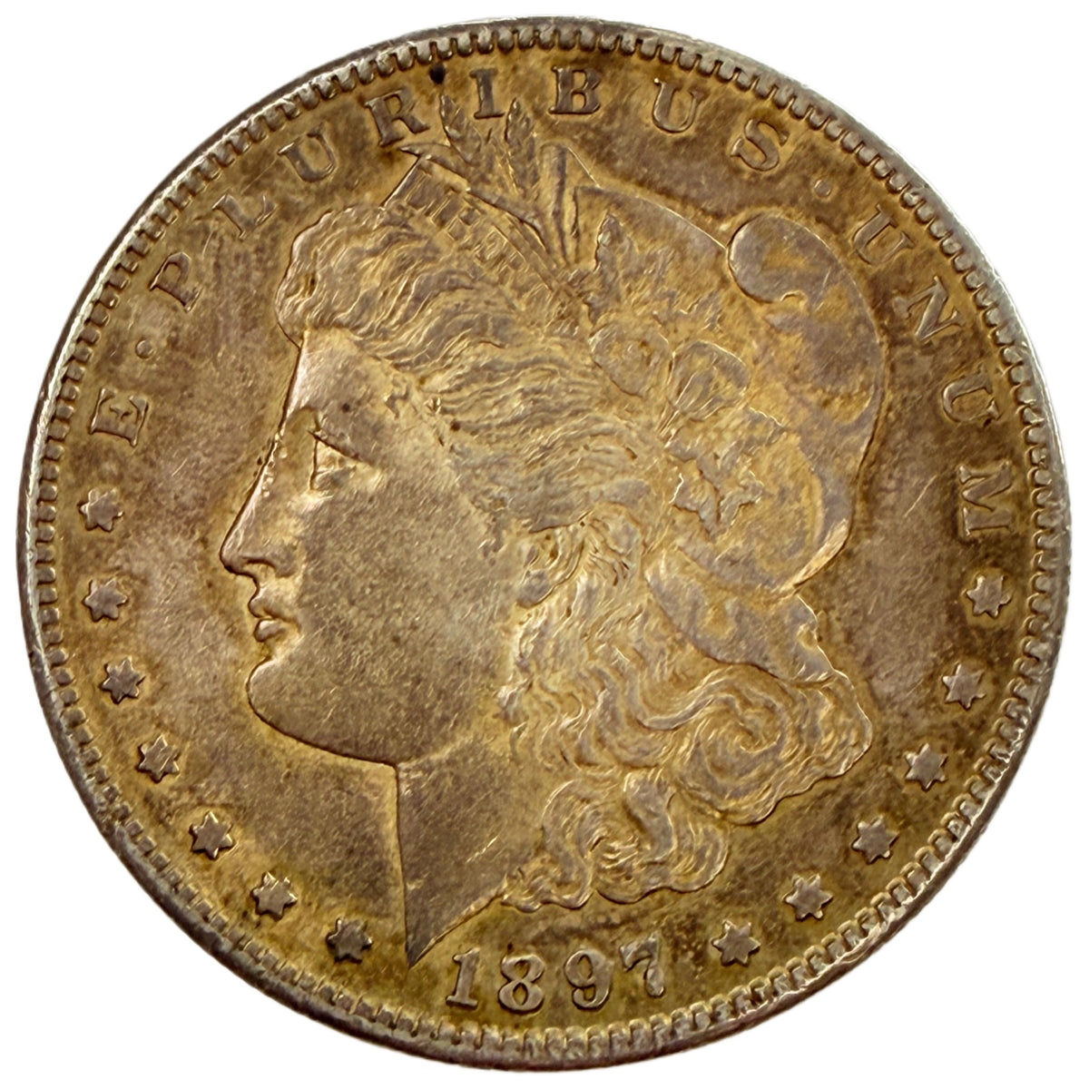 1897-S Morgan Silver Dollar (XF)
