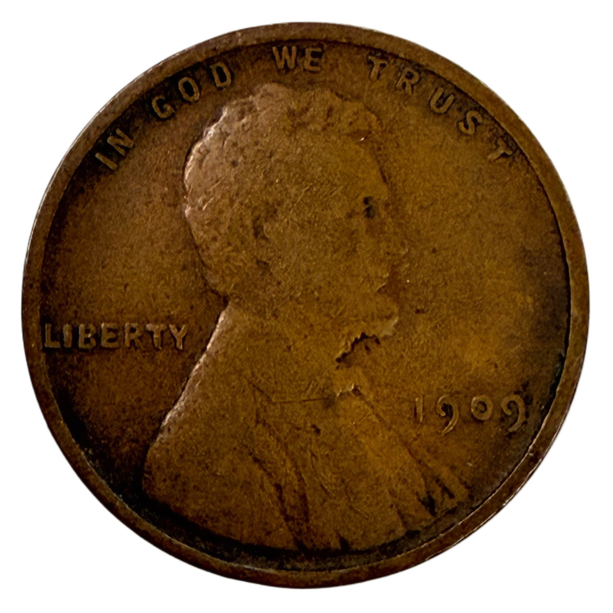 1909 V.D.B. Lincoln Cent (VG)