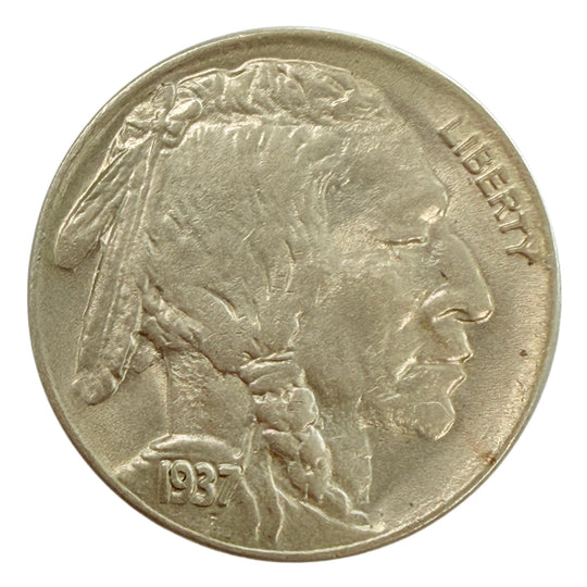 1937-D Buffalo Nickel (AU)