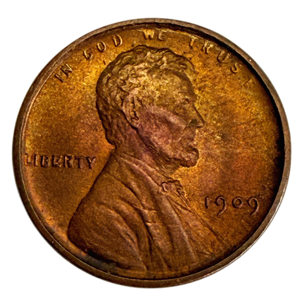 1909 V.D.B. Lincoln Cent (BU)