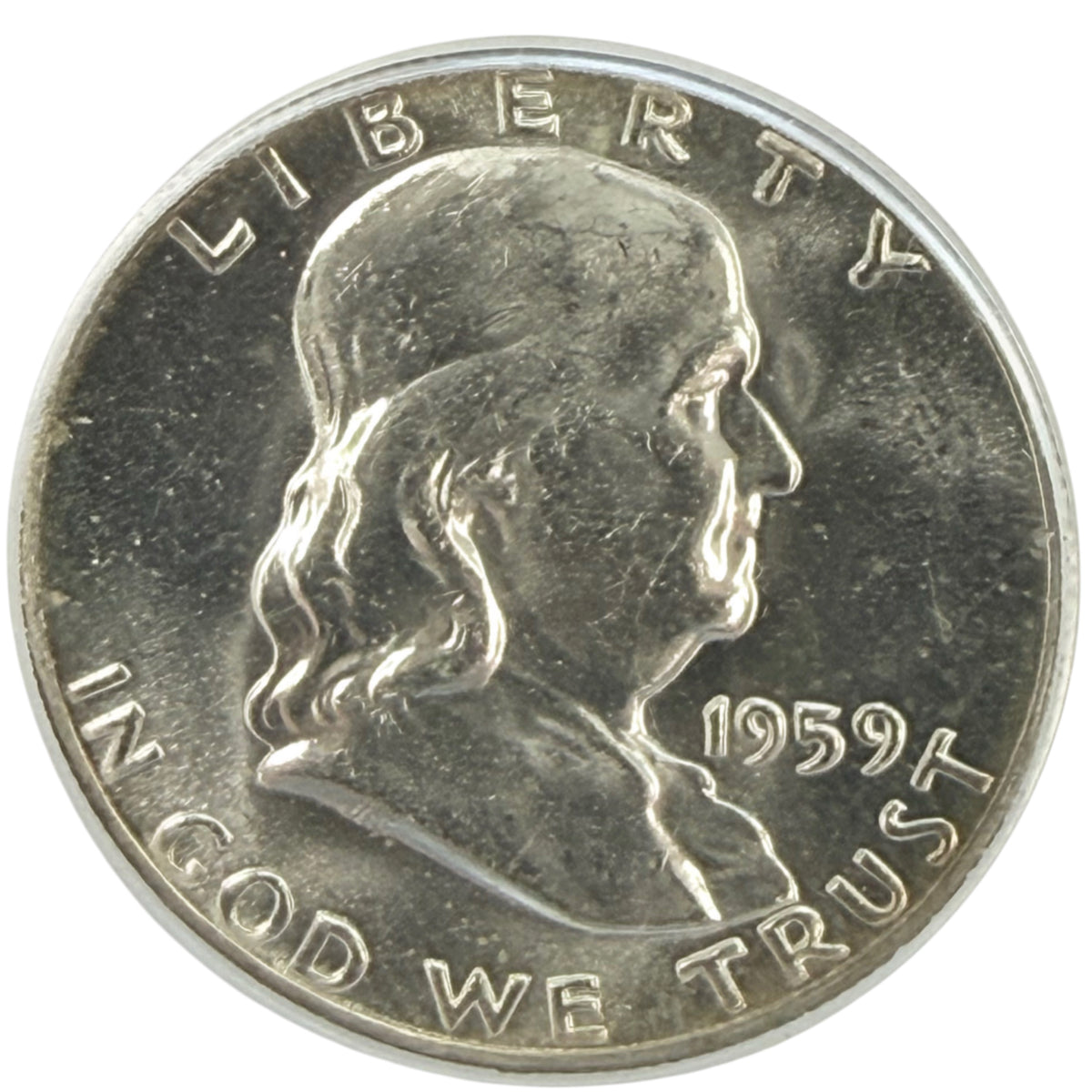 1959 Franklin Half Dollar PCGS MS64