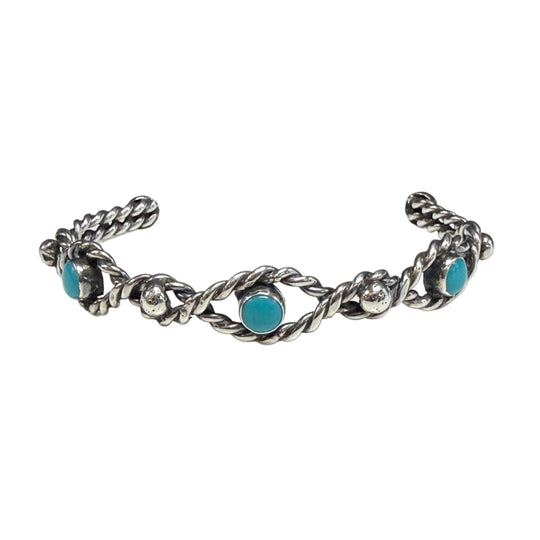 Silver & Turquoise Bangle
