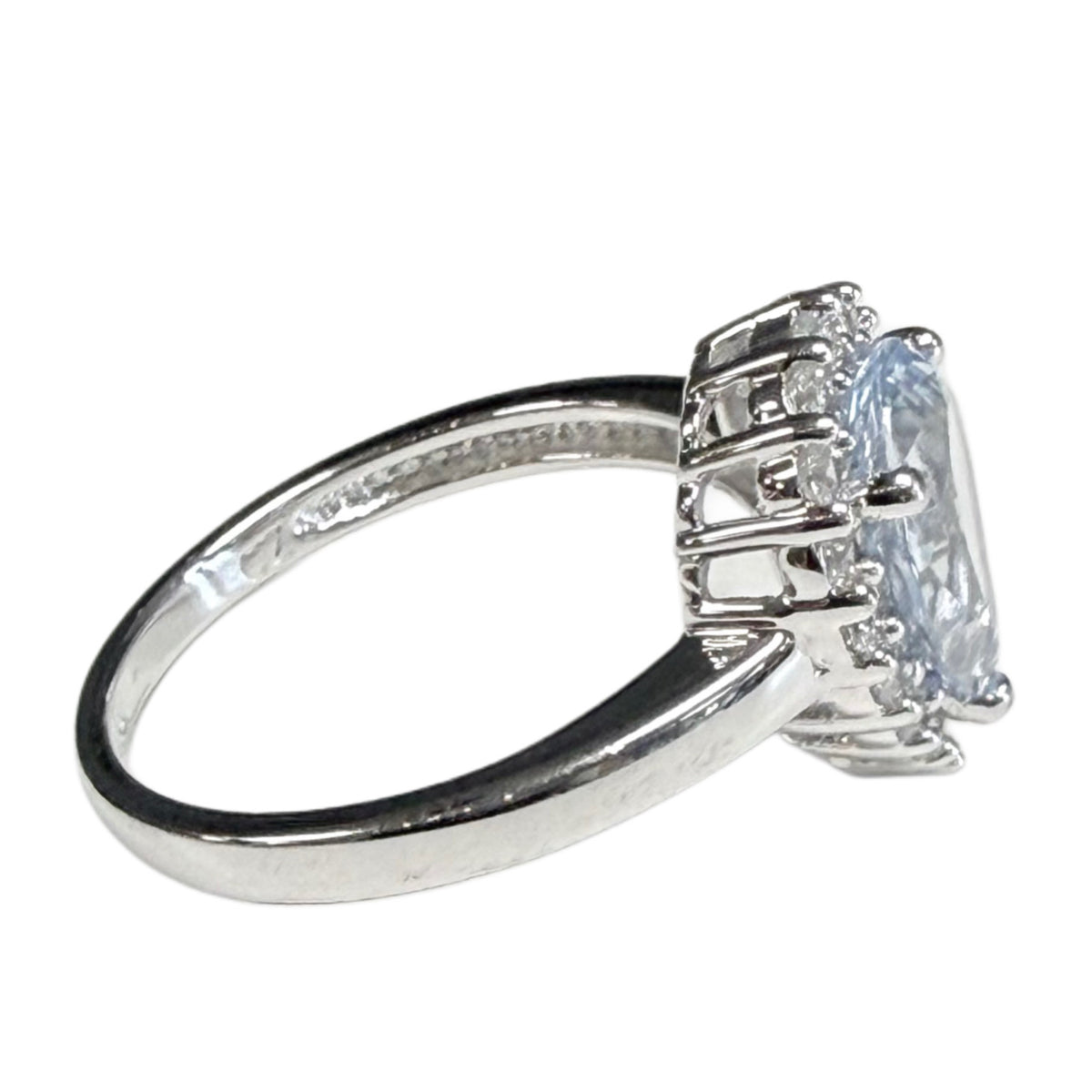 Silver & Aquamarine Ring