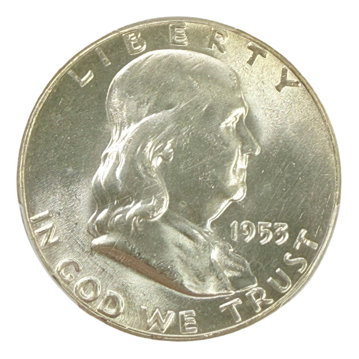 1953 Franklin Half Dollar PCGS MS64