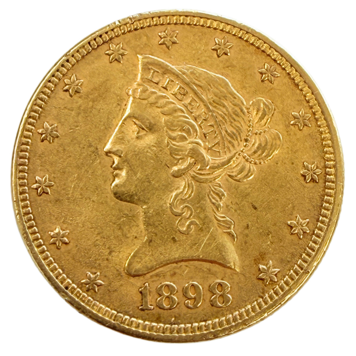 1898 $10 Liberty Gold Eagle (Low Premium)