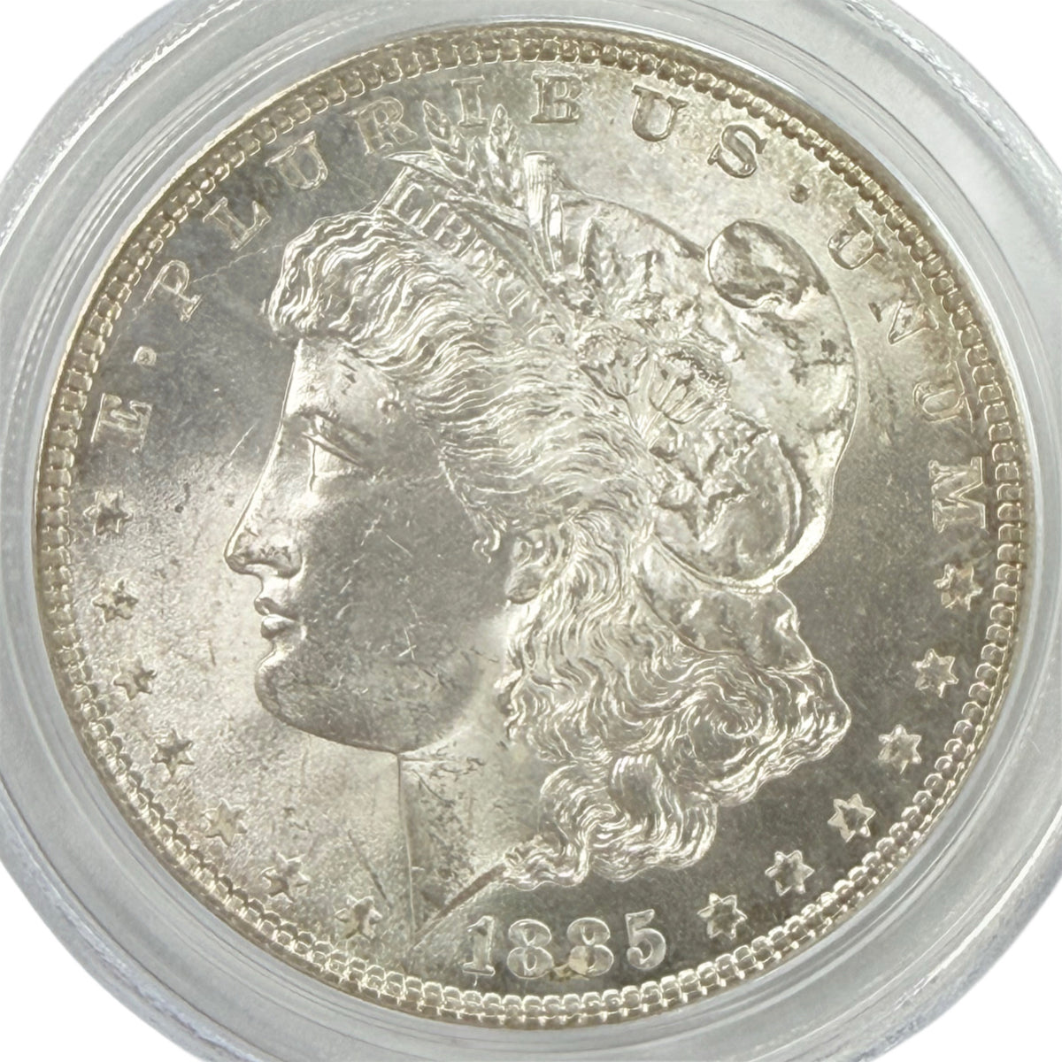 1885 Morgan Silver Dollar PCGS MS64