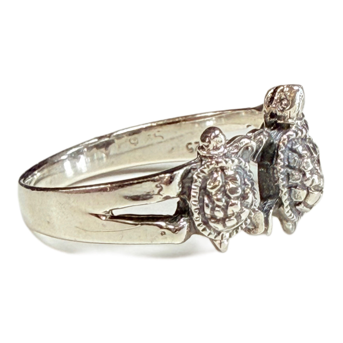 Silver Turtle Ring