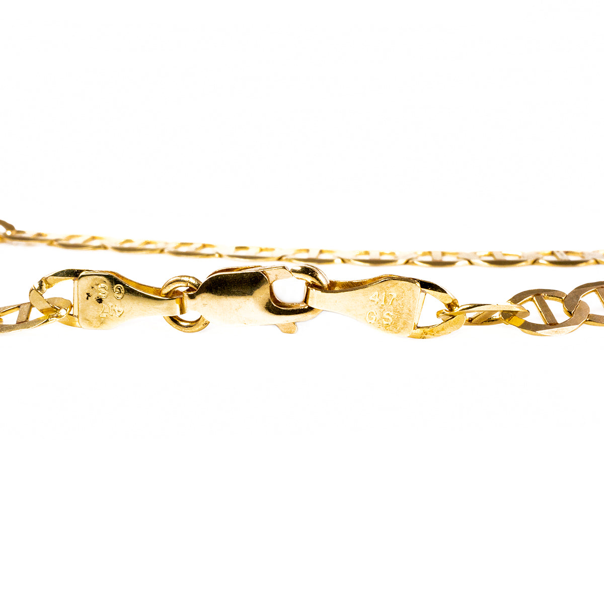 10 k Gold Mariner Ankle Bracelet