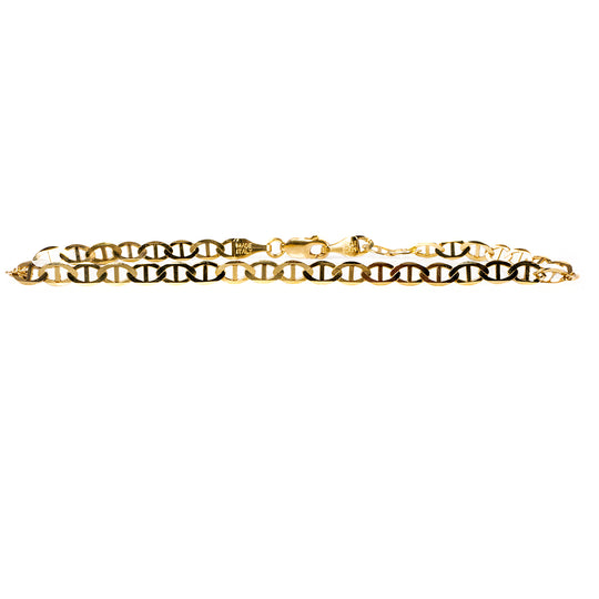10 k Gold Mariner Ankle Bracelet