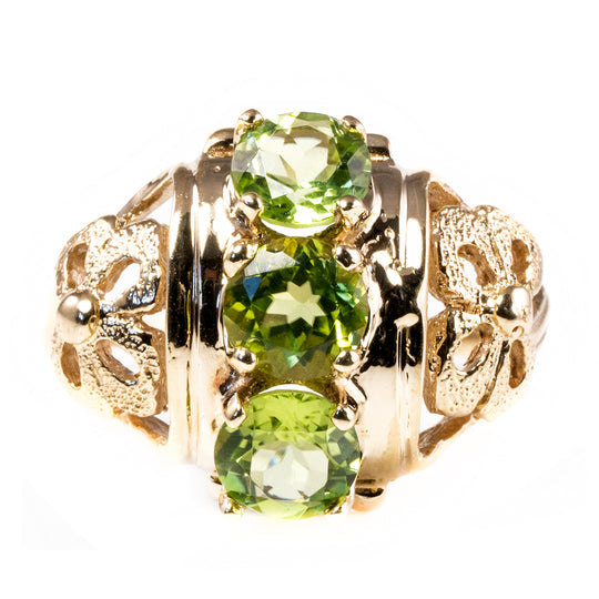 10 k Gold & Peridot Ring