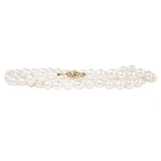14 k Gold & Pearl Necklace