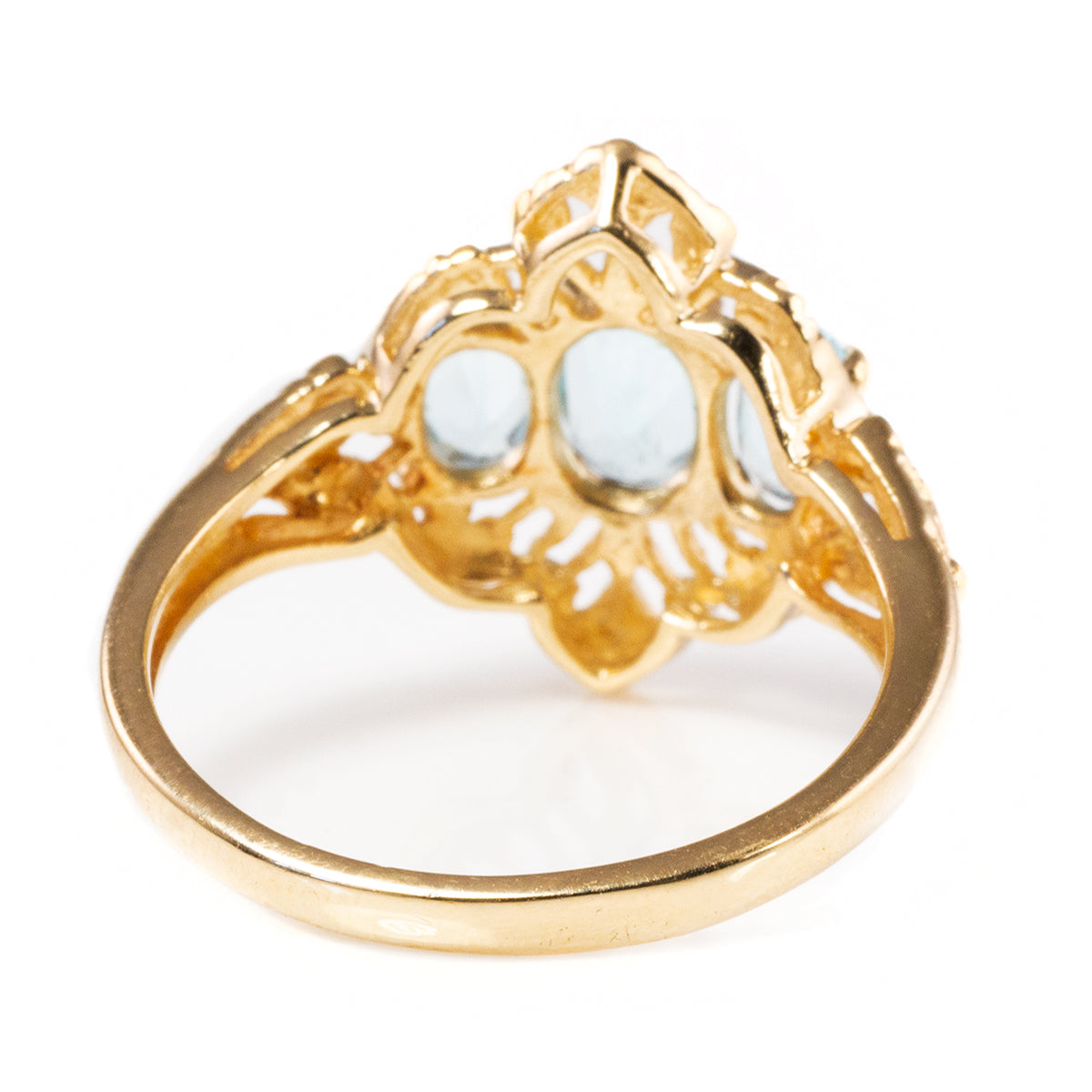 10 k Gold Aquamarine Ring