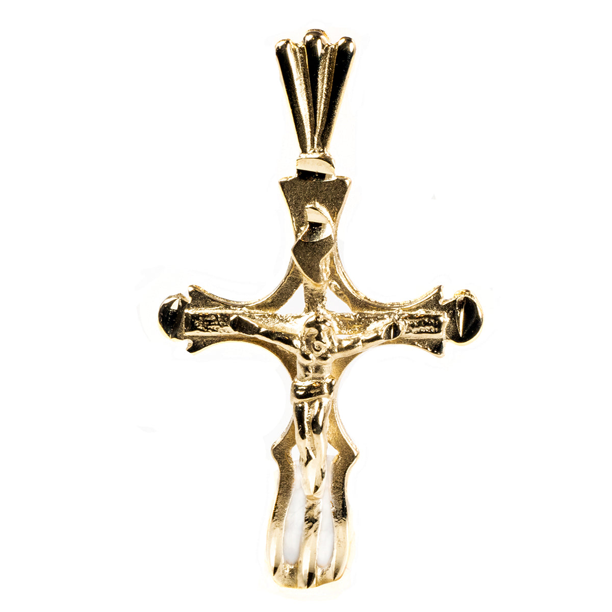 14 k Gold Crucifix Pendant