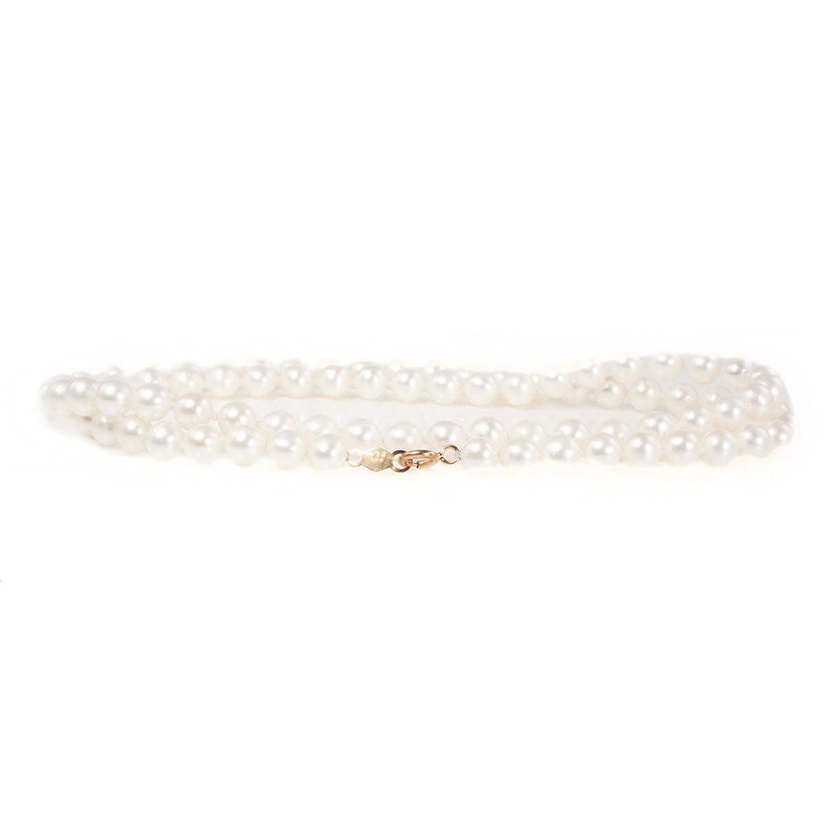 14 k Gold &amp; Pearl Necklace