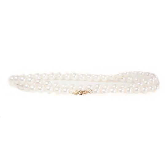 14 k Gold & Pearl Necklace