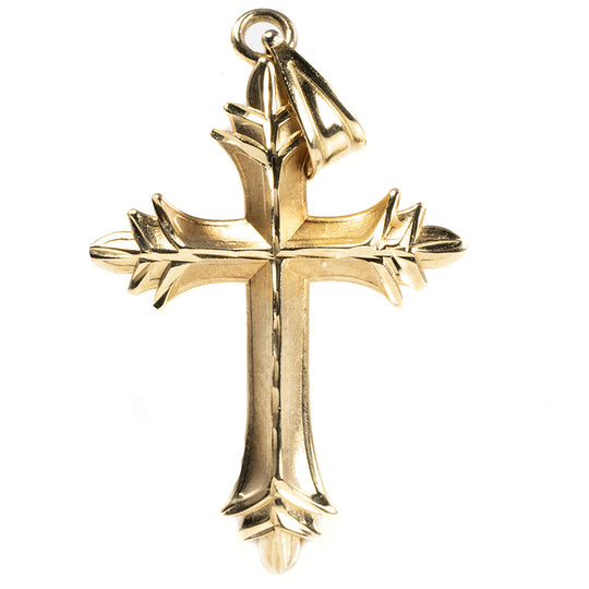 14 k Gold Cross Pendant