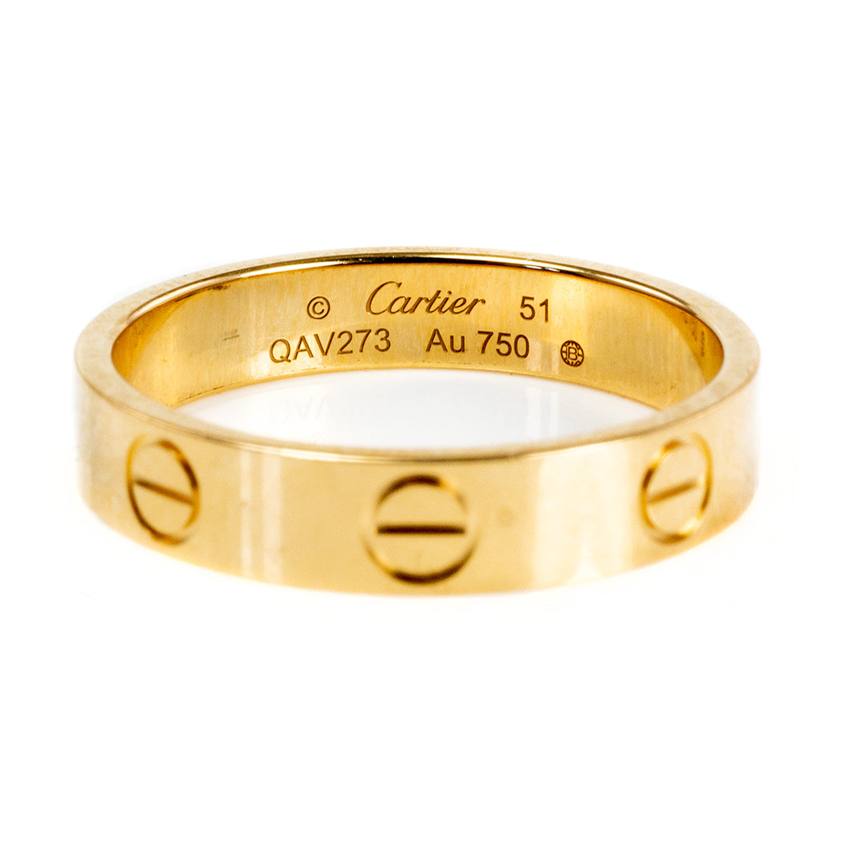 Cartier 18 k Gold Love Ring Great Lakes Coin