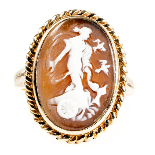 10 k Gold Cameo Ring