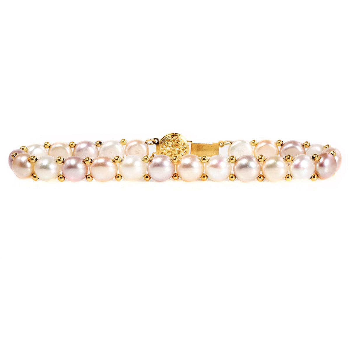 14 k Gold & Pearl Bracelet