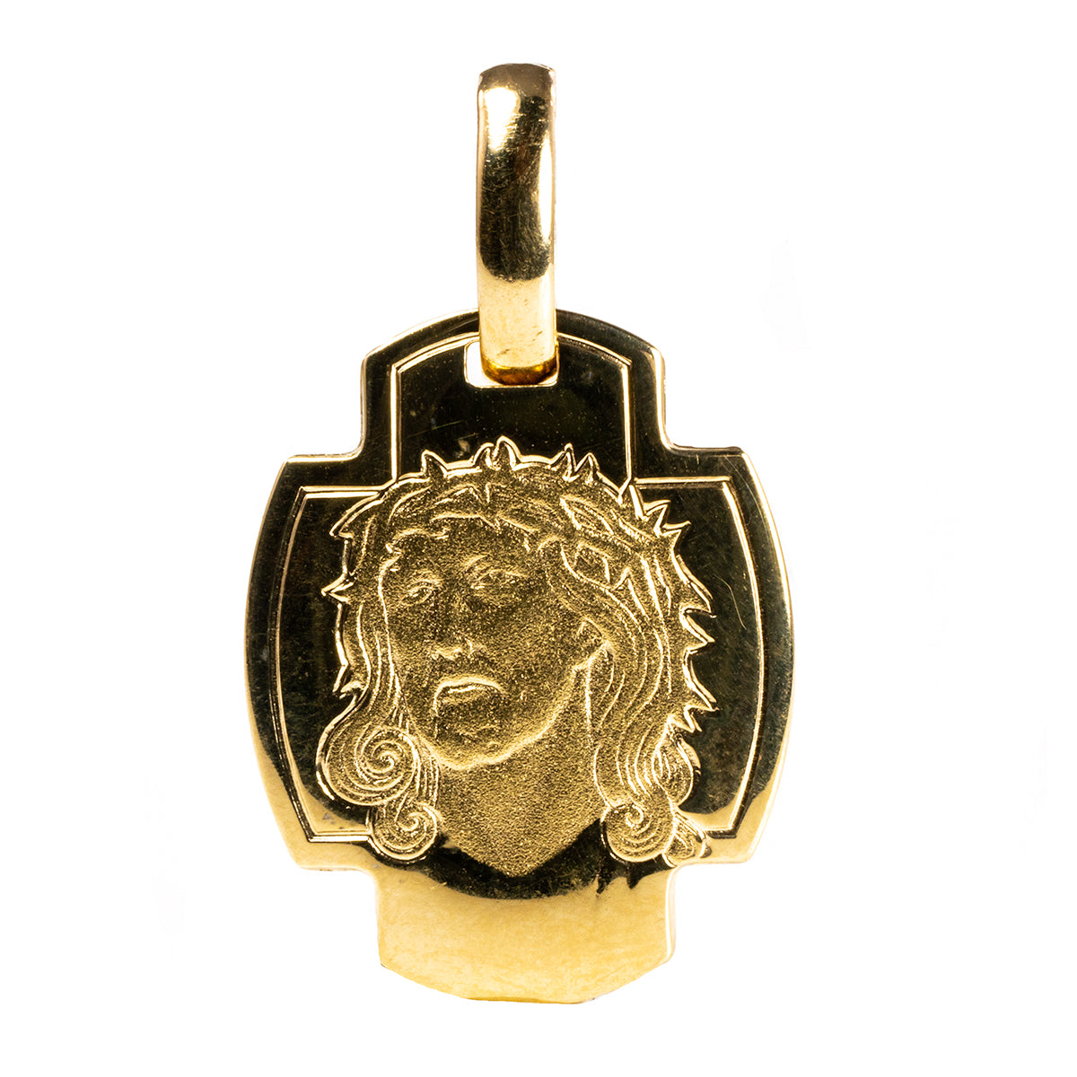 18 k Gold Cross Pendant