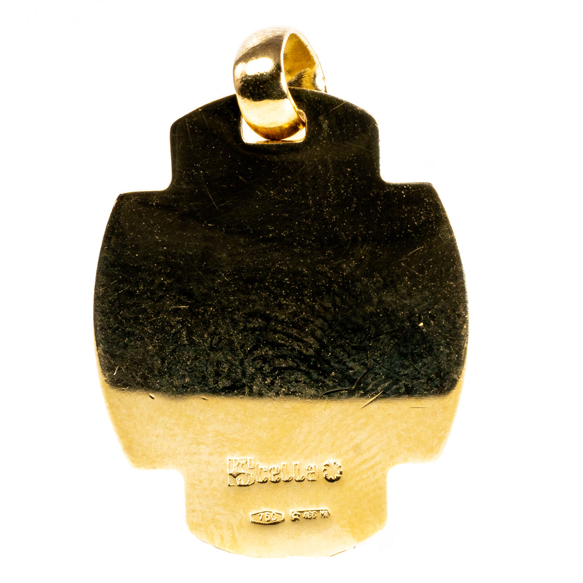 18 k Gold Cross Pendant