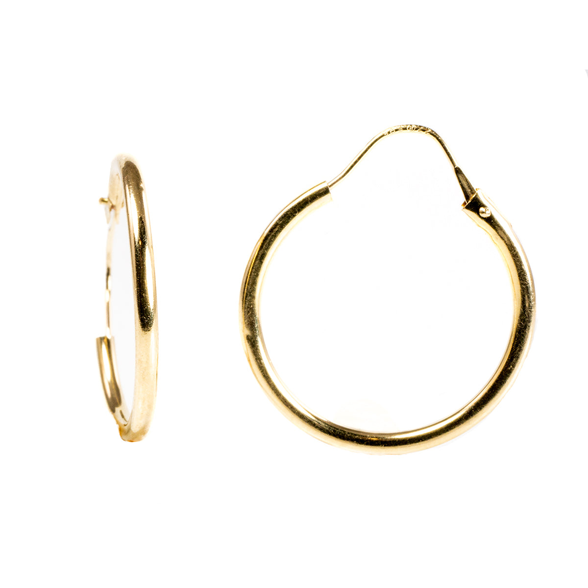 14 k Gold Hoop Earrings