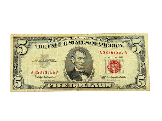 1963 $5 Legal Tender Note (F)