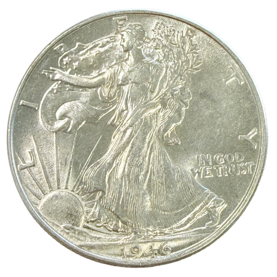 1946 Walking Liberty Half Dollar (AU Details)
