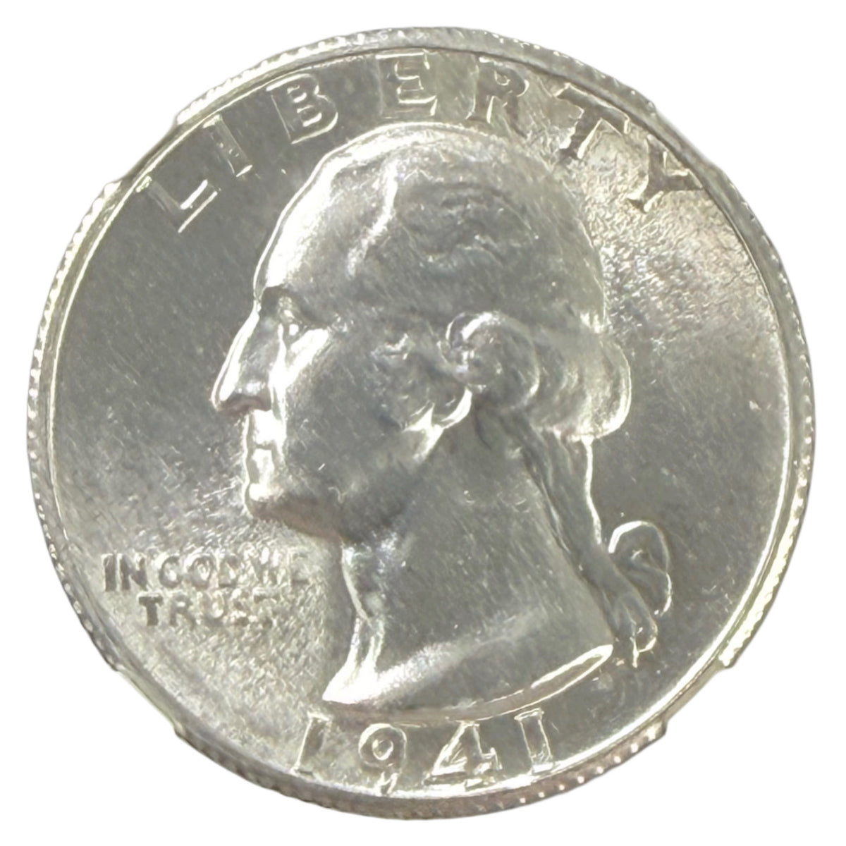 1941-S Washington Quarter NGC MS64