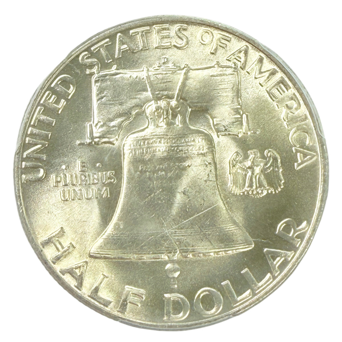 1953-D Franklin Half Dollar PCGS MS64 FBL