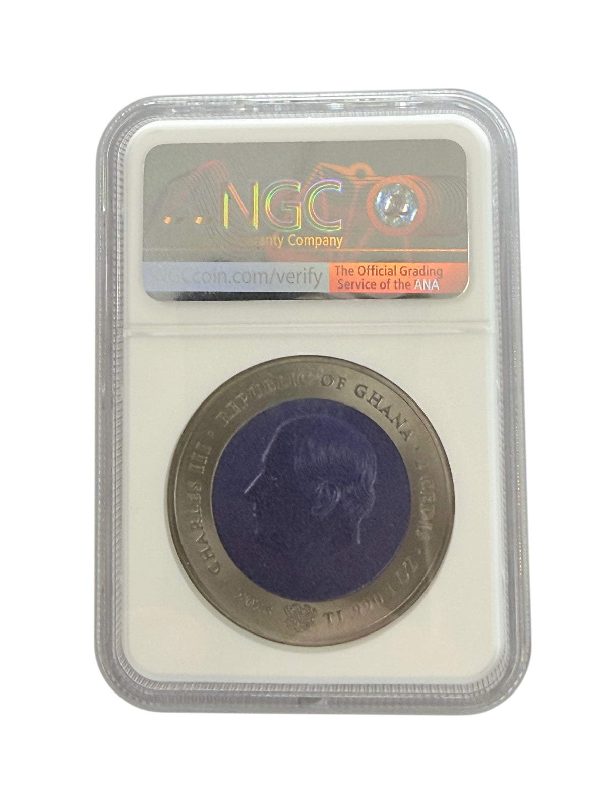 2025 Ghana Ti2C Solar System 1 oz Titanium Coin NGC MS70