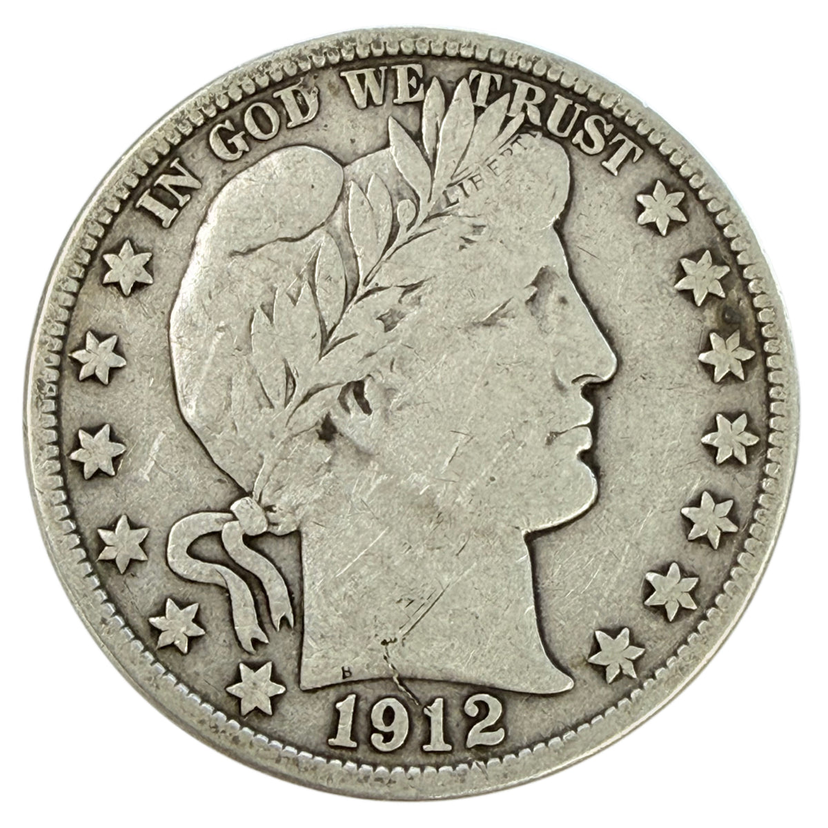 1912-D Barber Half Dollar (Fine Details)