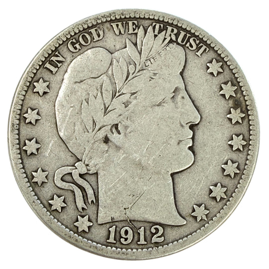 1912-D Barber Half Dollar (Fine Details)