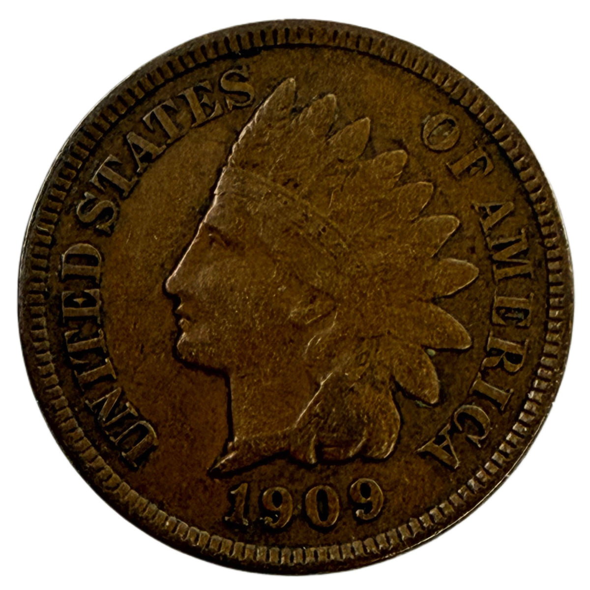 1909 Indian Head Cent (F)
