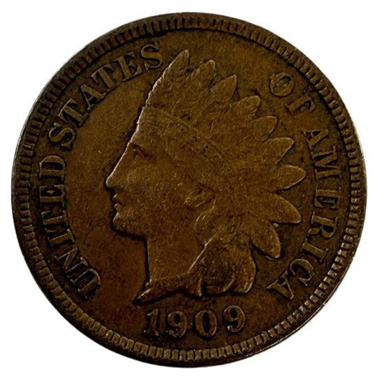 1909 Indian Head Cent (F)