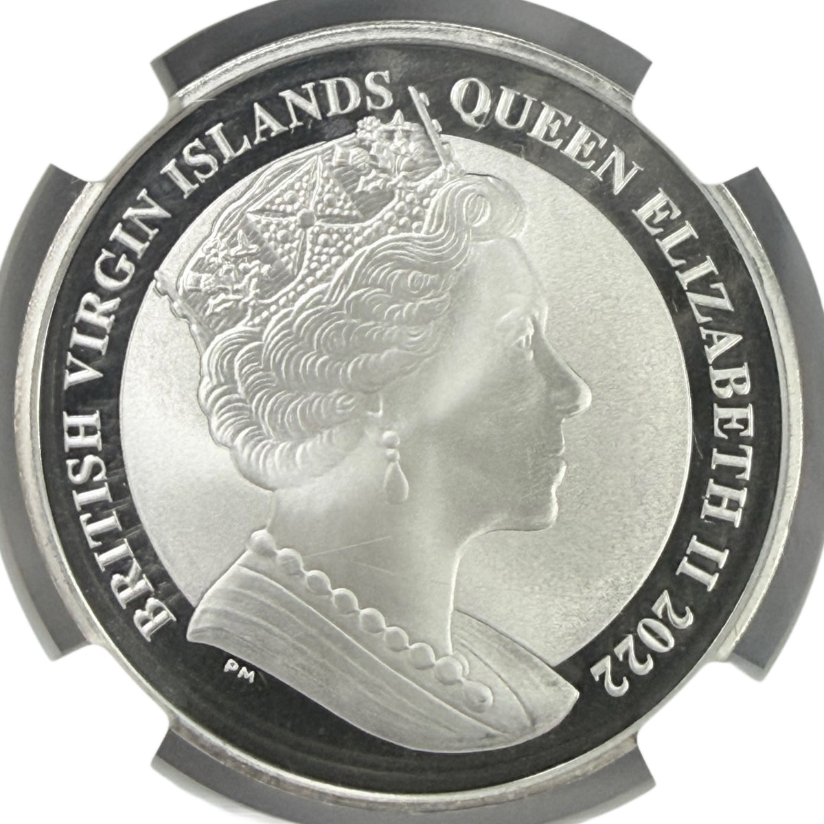 2022 BVI 1 oz Silver Last Walking Liberty NGC Reverse PF70
