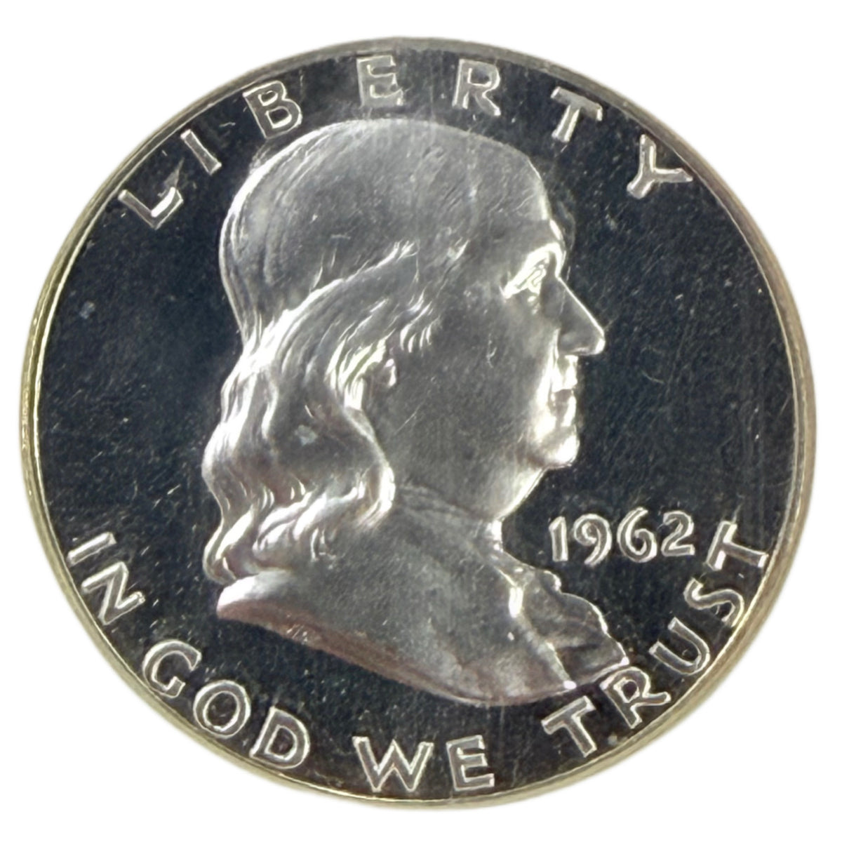 1962 Franklin Half Dollar NGC PF67 Cameo