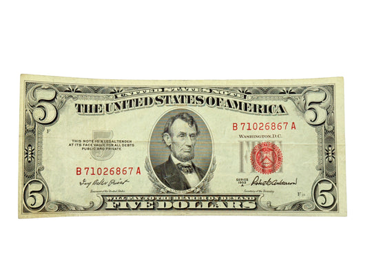 1953-A $5 Legal Tender (VF)
